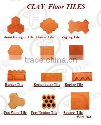 Low investment clay roof tile making machine