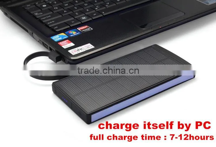 2014 multifunction lamp high capacity solar charger for iphone 5