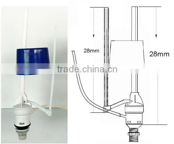 Dual push one-piece toilet water closet flush