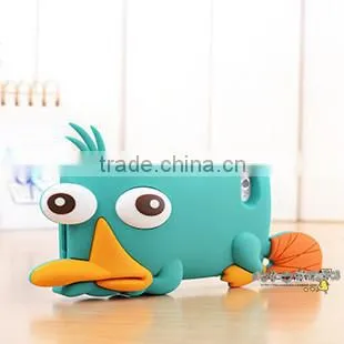 for iphone 5 animal duckbilled silicone case,3D silicon case back cover,animal silicon case for 4g