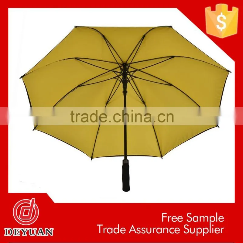 made in china golf shaft double layer fancy straight umbrella