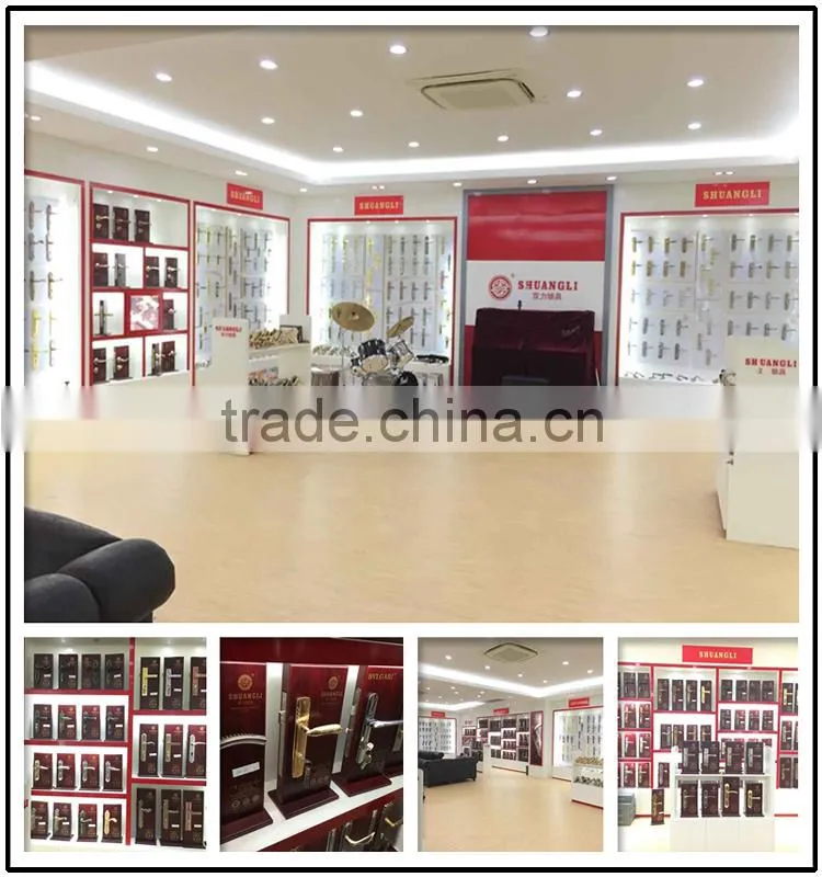 Different type medium double slided door handle lock