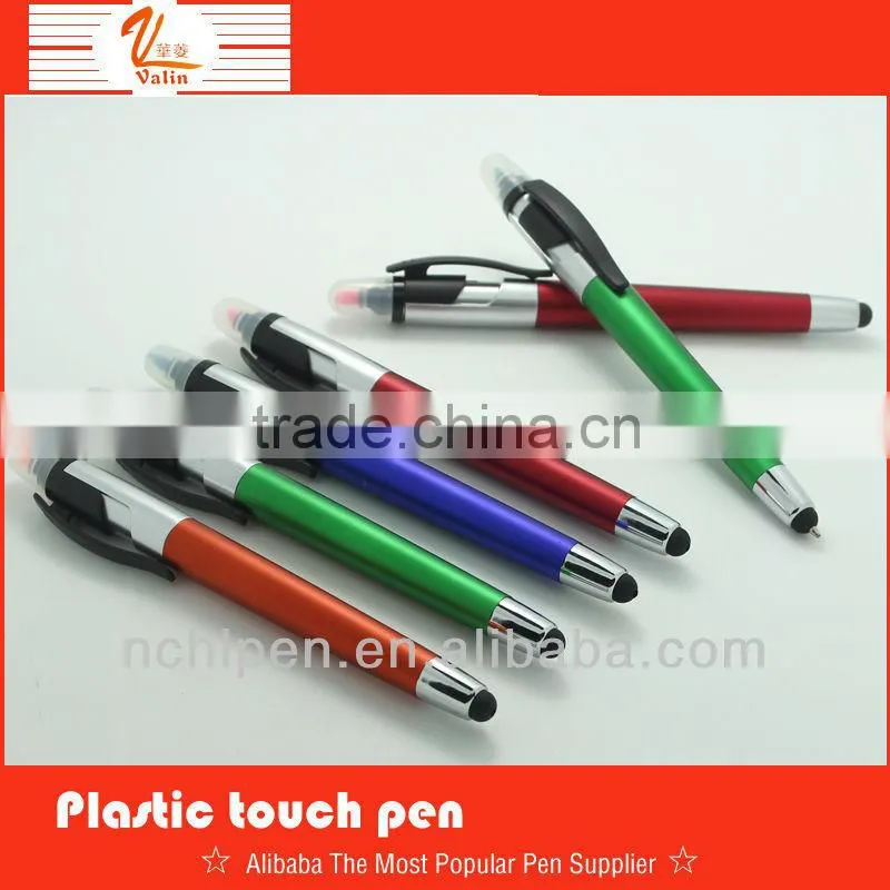 Hot sale stylus pen with highlighter in high quality