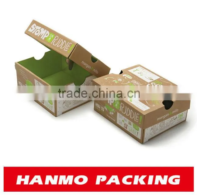 custom made&printed paper high-heel shoe box factory price