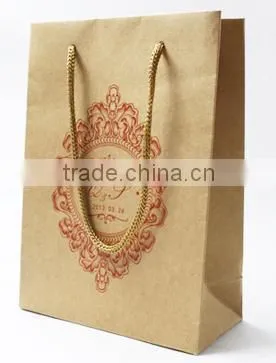 Printed kraft paper bag custom made order factory wholesale
