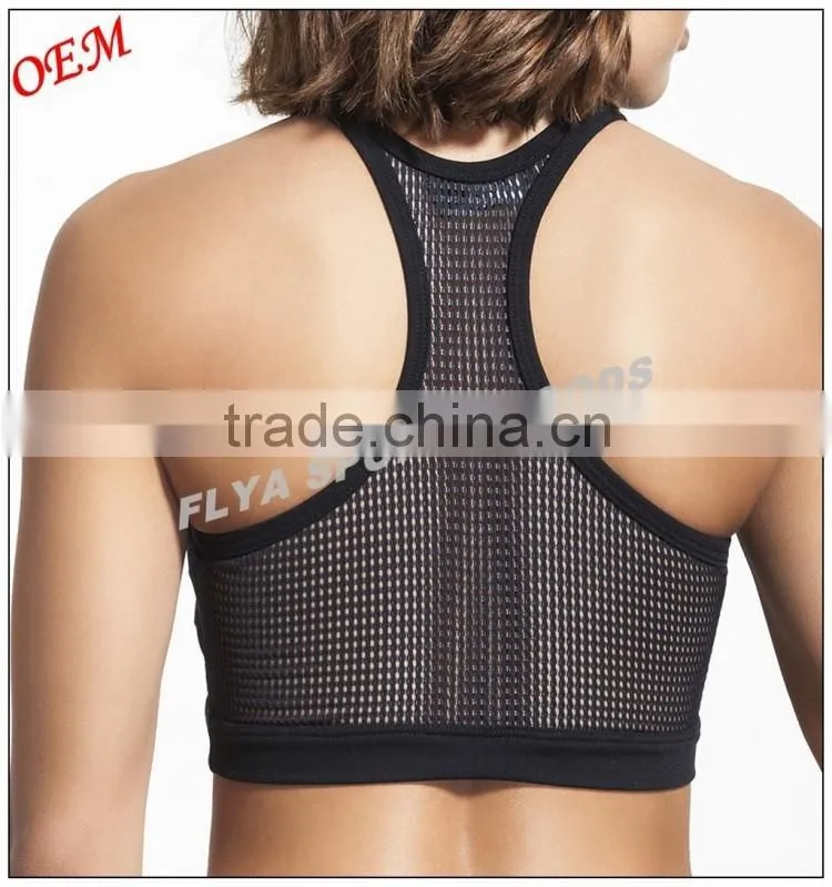 OEM Factory Women Dry Fit Crop Top Fitness Sport Bra Ladies Sportswear Bra Manufacturer