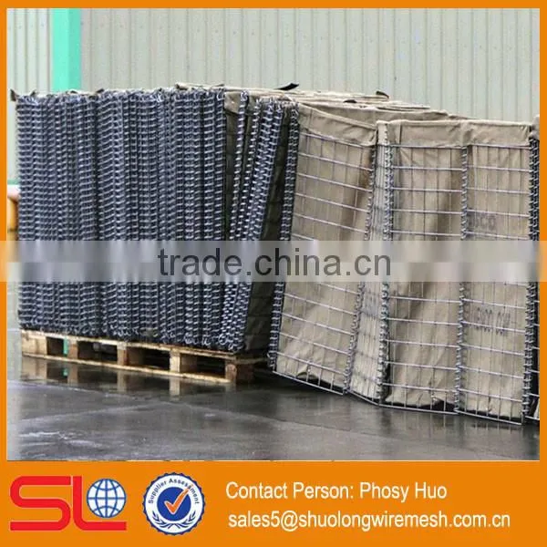 Factory supply MIL3 Hesco flood barrier, geotextile bag, hesco bastion for protection fence