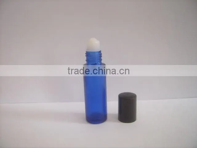 Glass Roll on Bottles 10ml Aromatherapy Essential Oil Roller Bottles with Roller ball & Brushed Cap