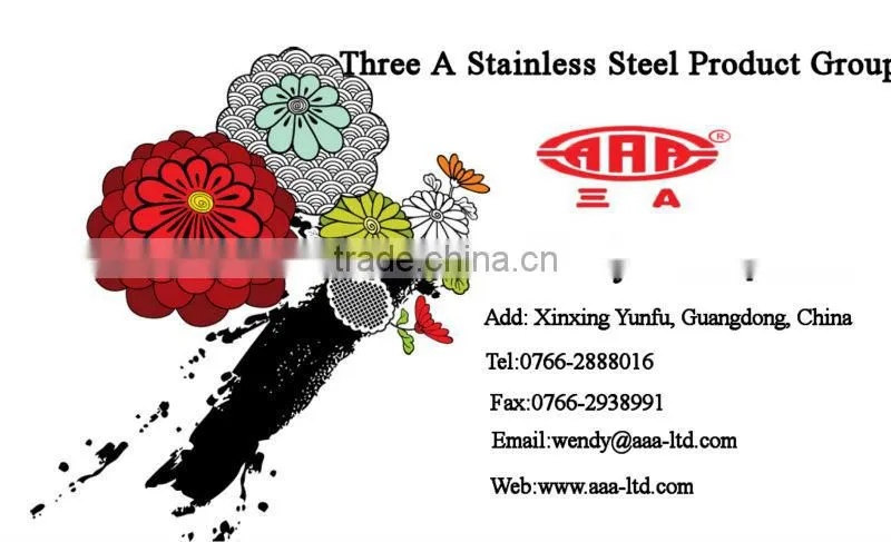 Colorful Ceramic Painting Stainless Steel Frying Pan