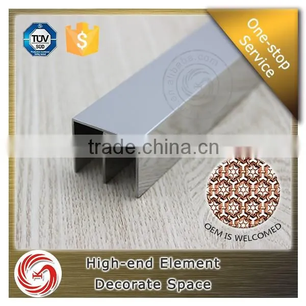 Natural color metal listello border trims
