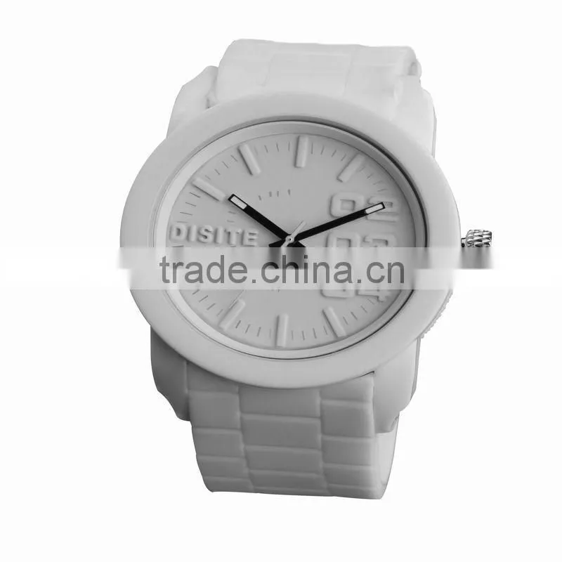 Top Band Wholesale Vogue Japan Movement Silicone Strap Sport Quartz Watch