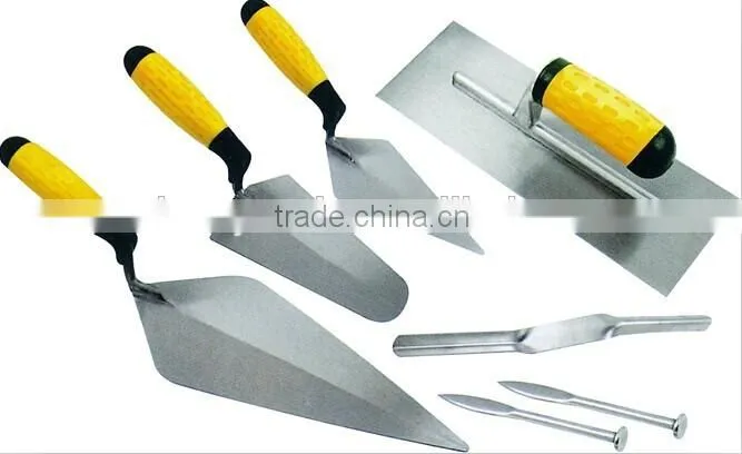 Different color and size for brick trowel for building hand tools