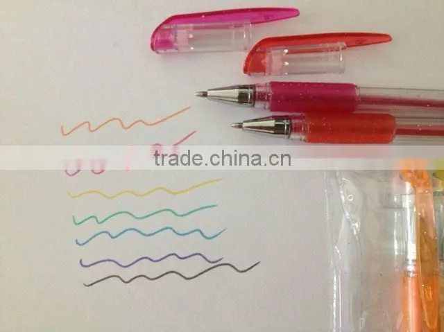 High quality factory direct selling Multicolor flash gel pen