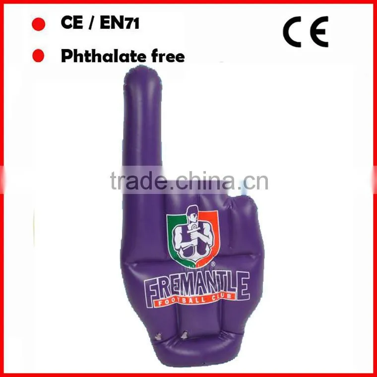big hand for cheering/inflatable cheering hands/inflatable middle finger hands