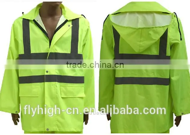 Factory Price Custom Waterproof Safety Raincoat