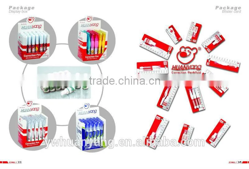 mini for high quality whiteout correction pen fluid HY-645