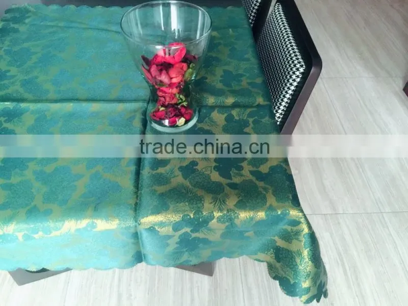 polyester jacquard fabric dinning table cloths