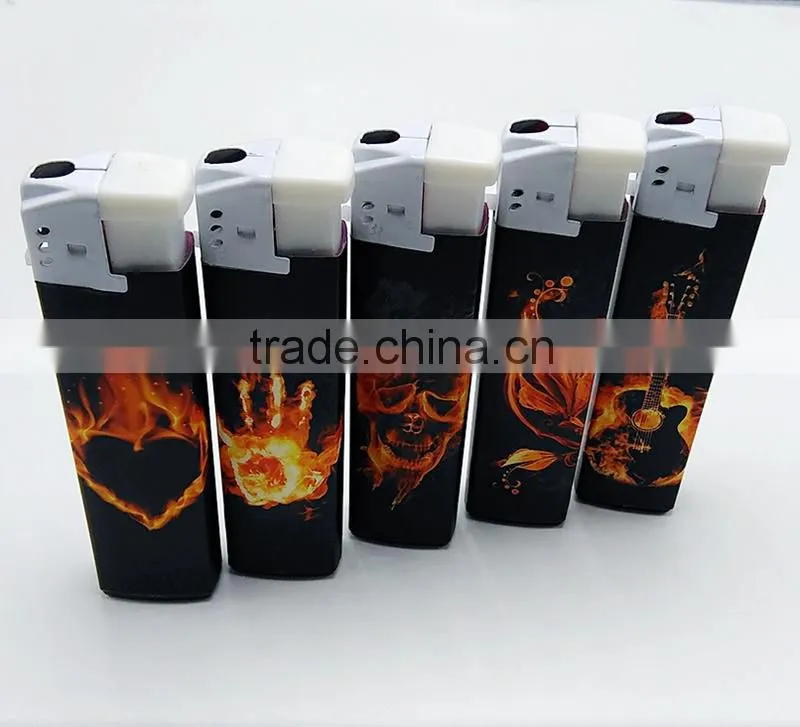 2016 Fashion paper butane refill valve homemade electric lighter