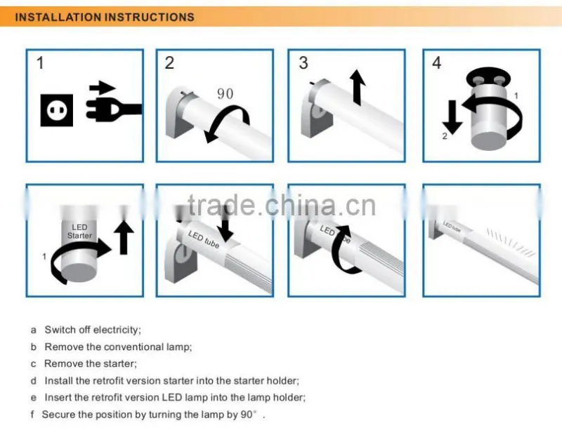 led tube light T8 and T5 with dimension 1200mm and 1500mm