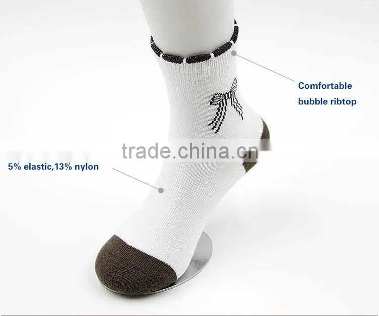 Bowknot Jacquard Girl Baby Sock