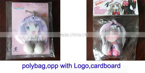 promotional 3D beauty Key Chain/PhoneChain/Bag Decoration