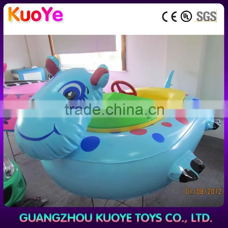 inflatable swan with timer and music player eletric bumper boat