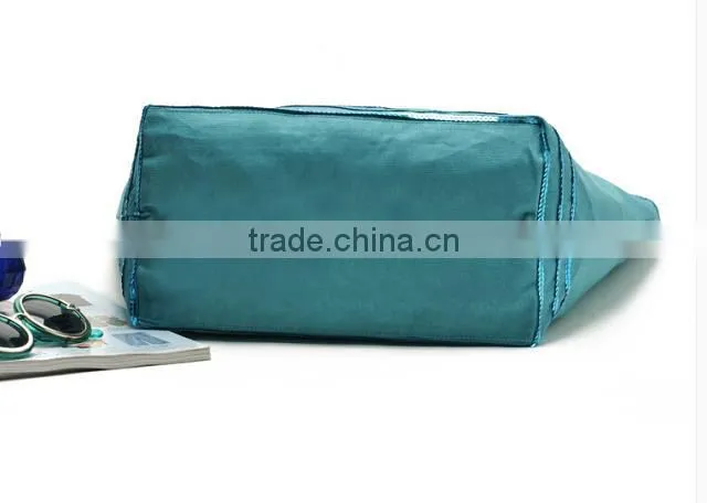 Personalized designer high quality sequins linen beach bag