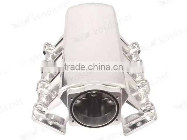 Car Parts Accessories LS1/LS2/LS6 Aluminum Billet Intake Manifold with Fuel Rail & Throttle Body 92mm/102mm Fabricated
