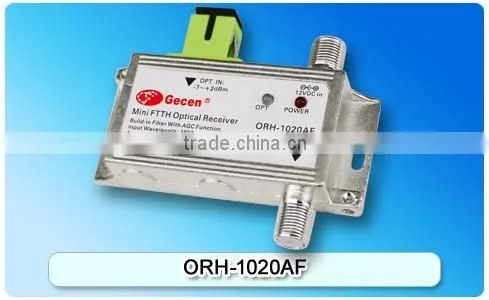 High quality WDM ftth catv optical receiver