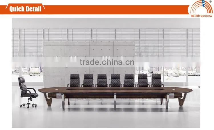 HT-04 modern conference table stainless steel frame for 6M conference tables for sale