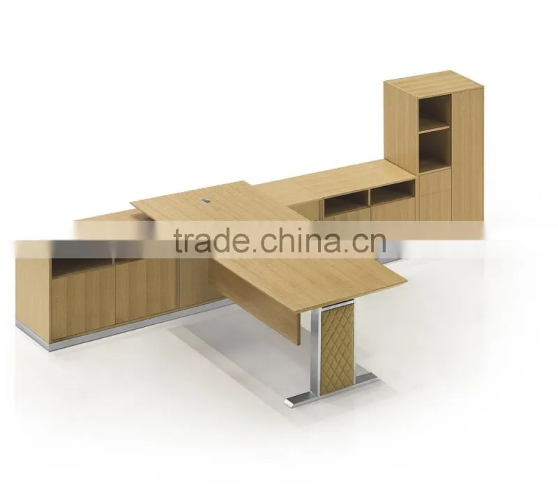 DT-06 L-shape T-shape computer table MDF office table