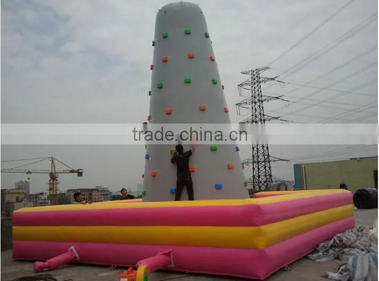 commercial rock inflatable climbing wall,cheap inflatable climbing wall game,inflatable climbing mountains