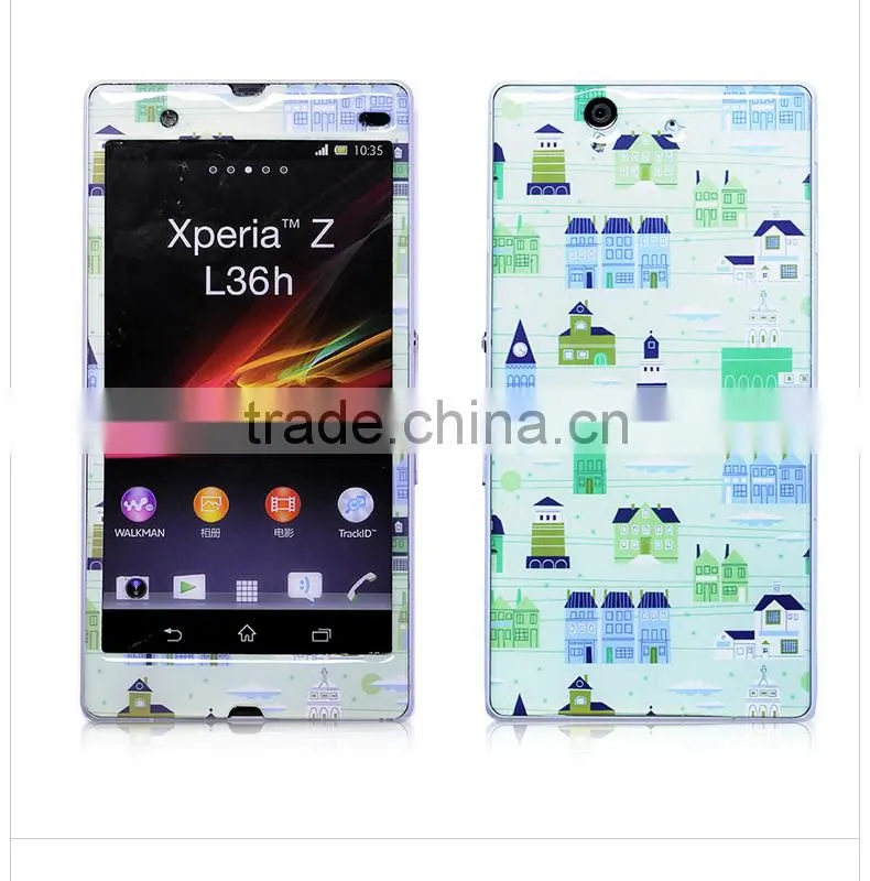 Hot sell 3D effect Sticker for sony Xperia L36H