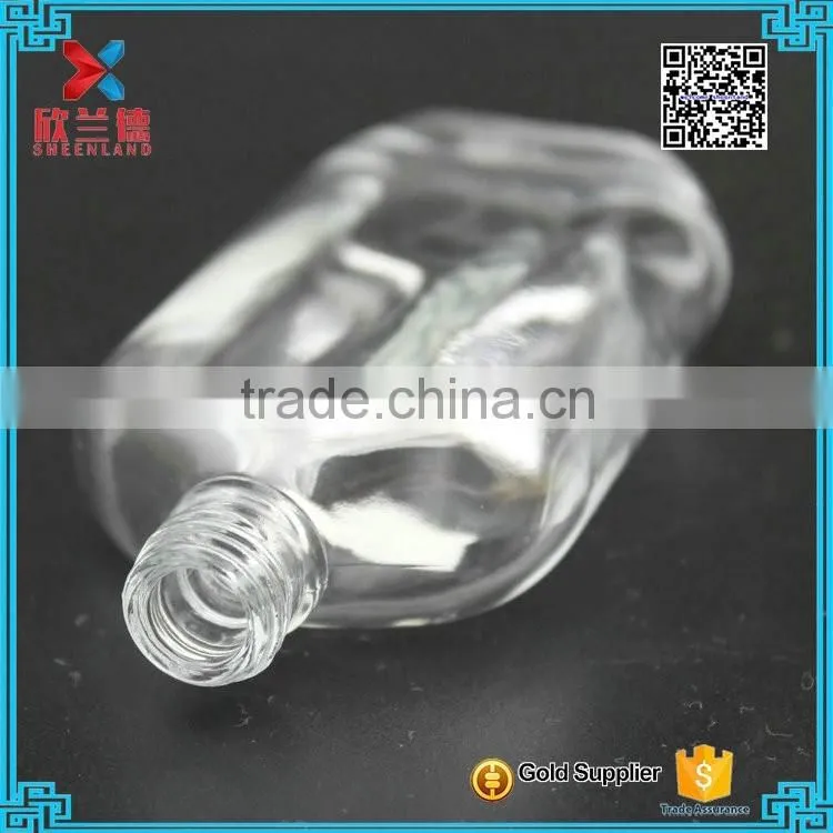 50ml small glass liquor wine bottle with lid wholesale