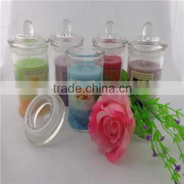 scented glass jar candle with glass lid Nancy whatsapp:0086 15097479316
