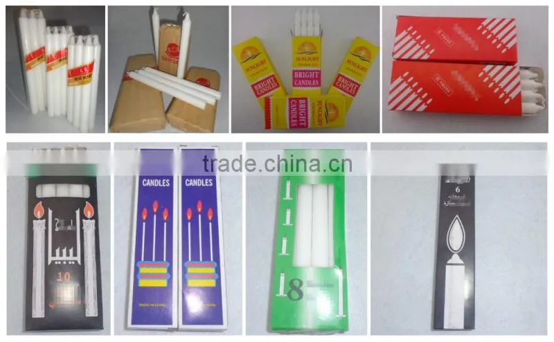 paraffin wax white candle supplier candle factory Mob:0086 15097479316