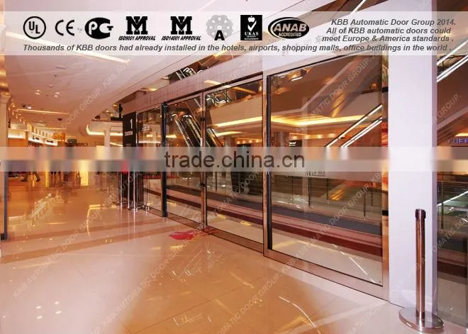 Shanghai Red Star Macalline Mall, automatic sliding door , CE UL ISO9001certificate