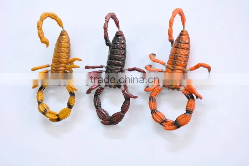 Pearl Powder 4 inch Plastic Scorpion Toys Magnet, Halloween Gift