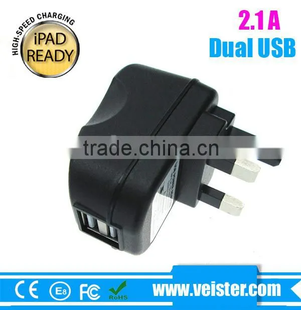 12v 2a usb wall charger 3g universal travel charger