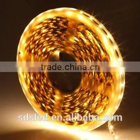 LED SMD3528 30LED/m Warm White DC12V IP33 waterproof flexible led strip light