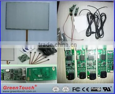 5wire 17"resistive touch panel with USB ,R232controller
