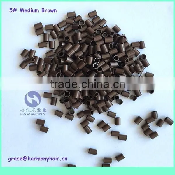 WHOLESALE STOCK straight copper micro ring 3.0x2.4x4mm non flared copper micro links 7 colors in stock
