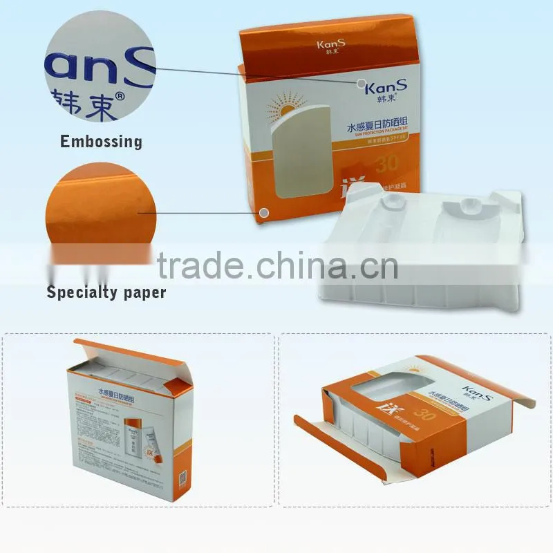Elegant custom printed specialty cosmetic box/high quality paper cosmetic box packaging/cosmetic packaging box