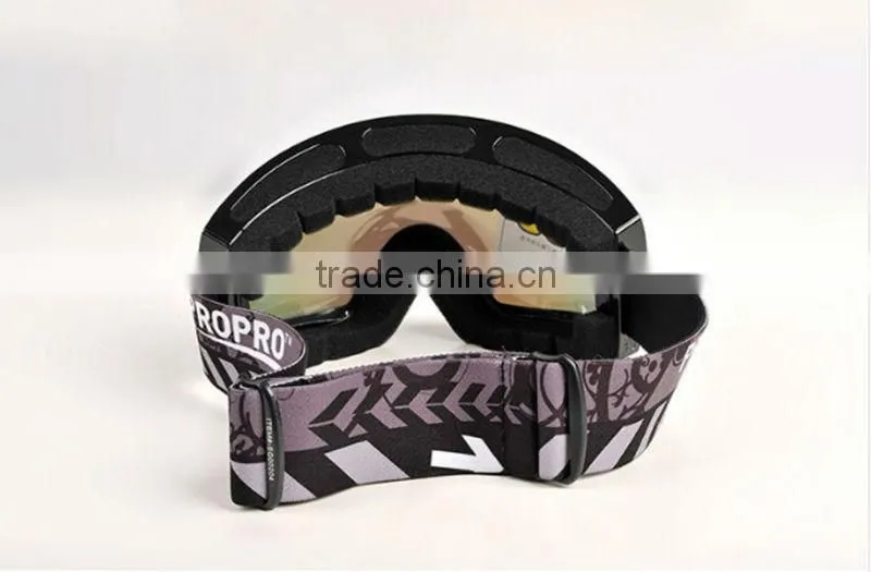 Proffessional Anti-fog,UV Protective Unisex Snow Goggles Doule Lens Wide Angle
