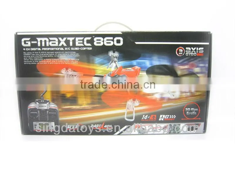 3-Axis 860 2.4G 4 Channel Quadcopter RC Helicopter 3D Gyro