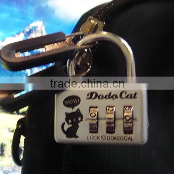 travel digital metal mechanic password lock