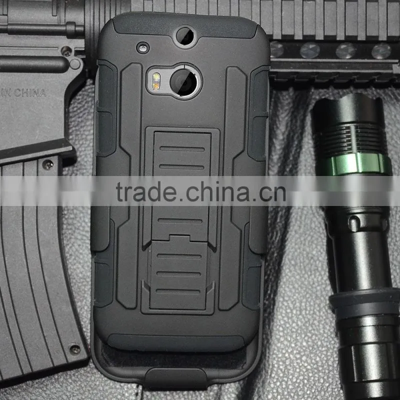 Tough case Future Armor Impact Combo phone Case for HTC ONE M8