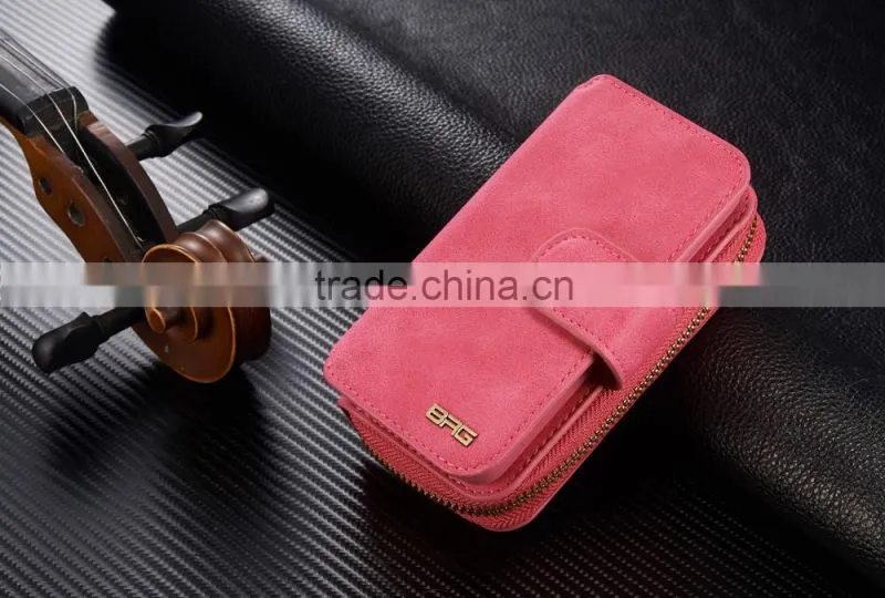 Factory supply attractive flip wallet case for iphone 5se