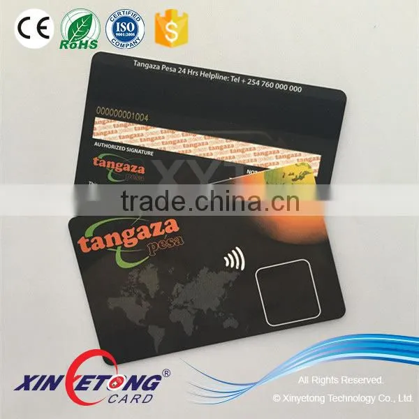 PVC material SEL4428 4K bit chip contact IC card for reader