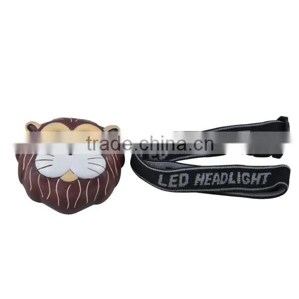 Promotional gifts animal headlight led plastic headlamp
